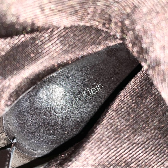 Calvin Klien Row Suede High Boot Dark Brown 9M - Picture 13 of 16